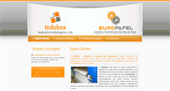 Desktop Screenshot of europapel.pt